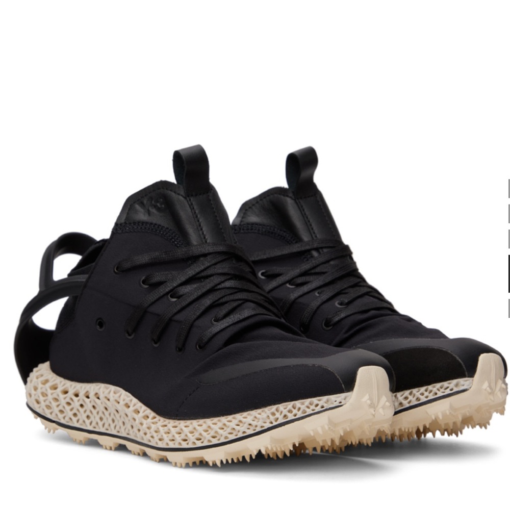 Y-3 Black Runner 4D Exo Sneakers